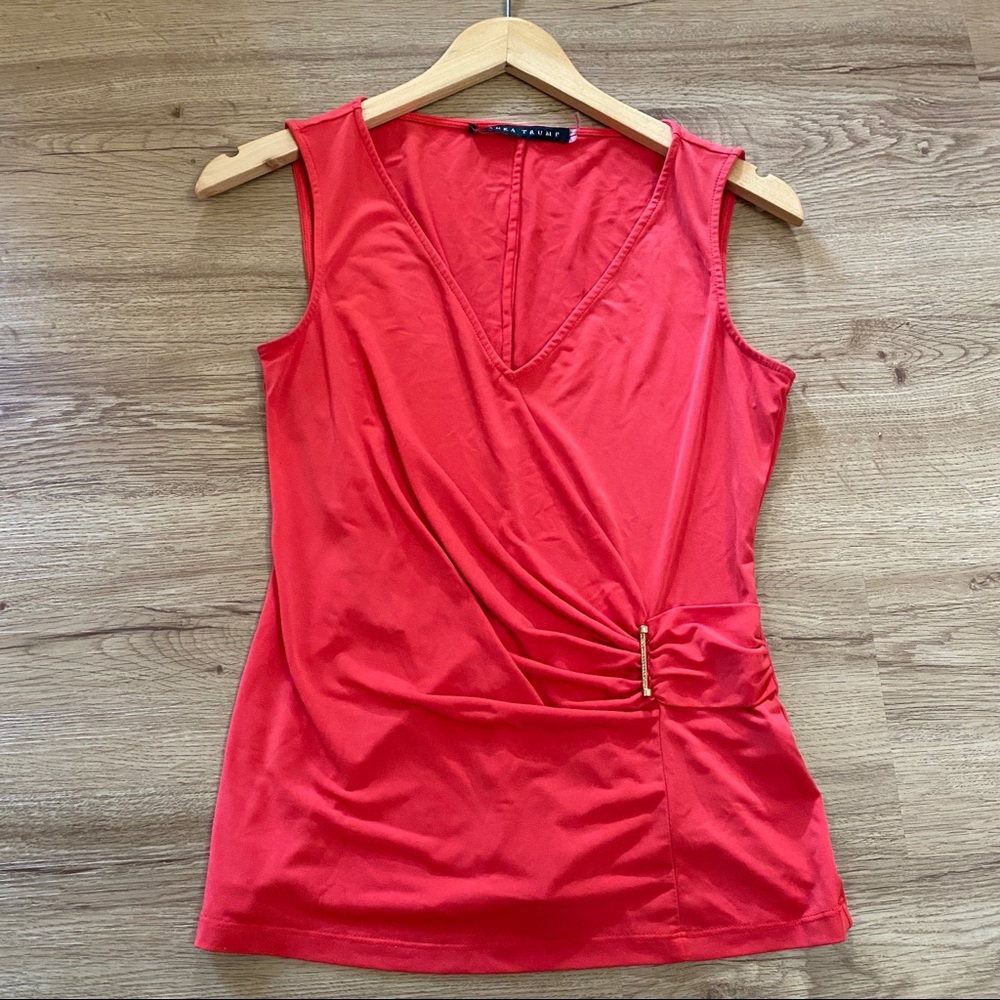 Ivanka Trump Scrunch Work tank top size small